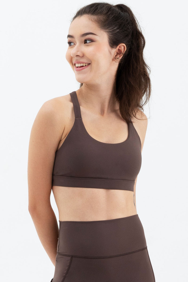 sports bra with hook closure