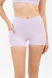 Peachy Mini Shorts  (Taro)