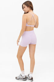 Peachy Mini Shorts  (Taro)