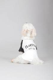 Paw-er Active Tee (Fluffy Not Fat - White)