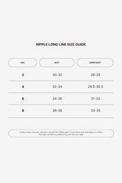 Ripple Long Line Sports Bra