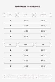 Team Padded Tank (U.P $58, No Return/Exchange)