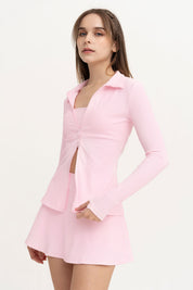 Ashley Cardigan (Pink Smoothie)