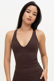 Charm Padded Tank (Espresso)