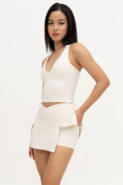 Charm Padded Tank (Tofu)