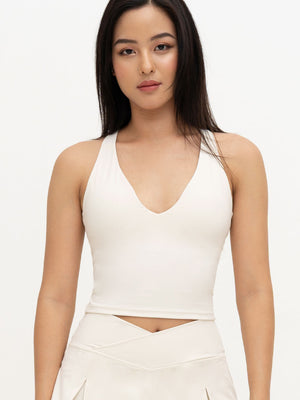 Charm Padded Tank (Tofu)