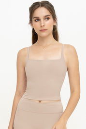 Core Padded Tank (Almond)