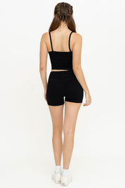 Core Padded Tank (Black/Milk)