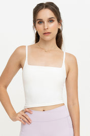 Core Padded Tank (Black/Milk)