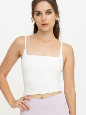 Core Padded Tank (Black/Milk)