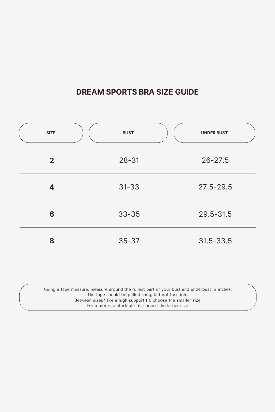 Dream Sports Bra PREORDER