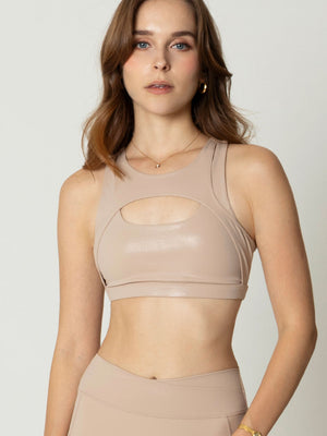 Eclipse Sports Bra (Almond Shimmer)