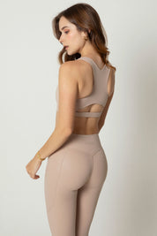 Eclipse Sports Bra (Almond Shimmer)