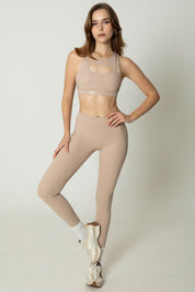 Eclipse Sports Bra (Almond Shimmer)