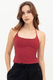 Era Halter Tank, Ruby, size 2, no issue