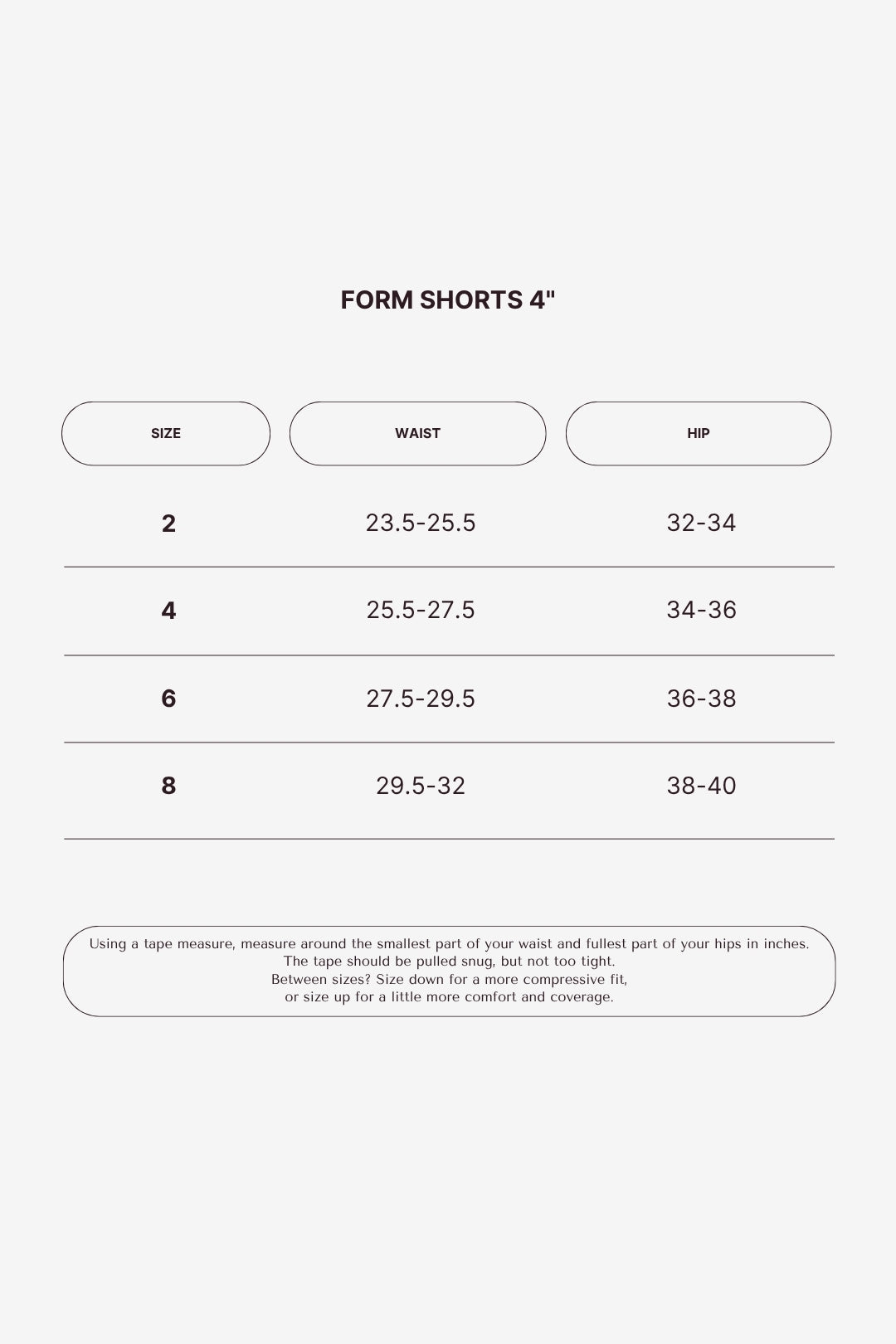 Form Shorts 4" PREORDER