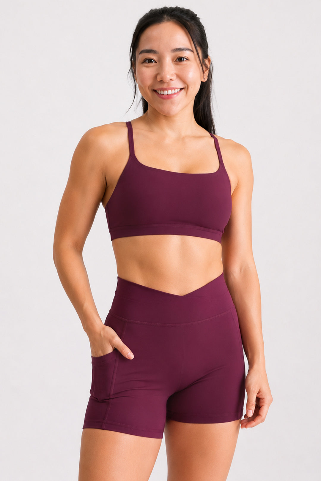 Form Shorts 4in Cherry Cola