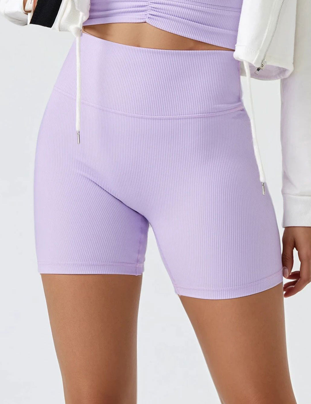 Kira Ribbed Biker Shorts 5" PREORDER