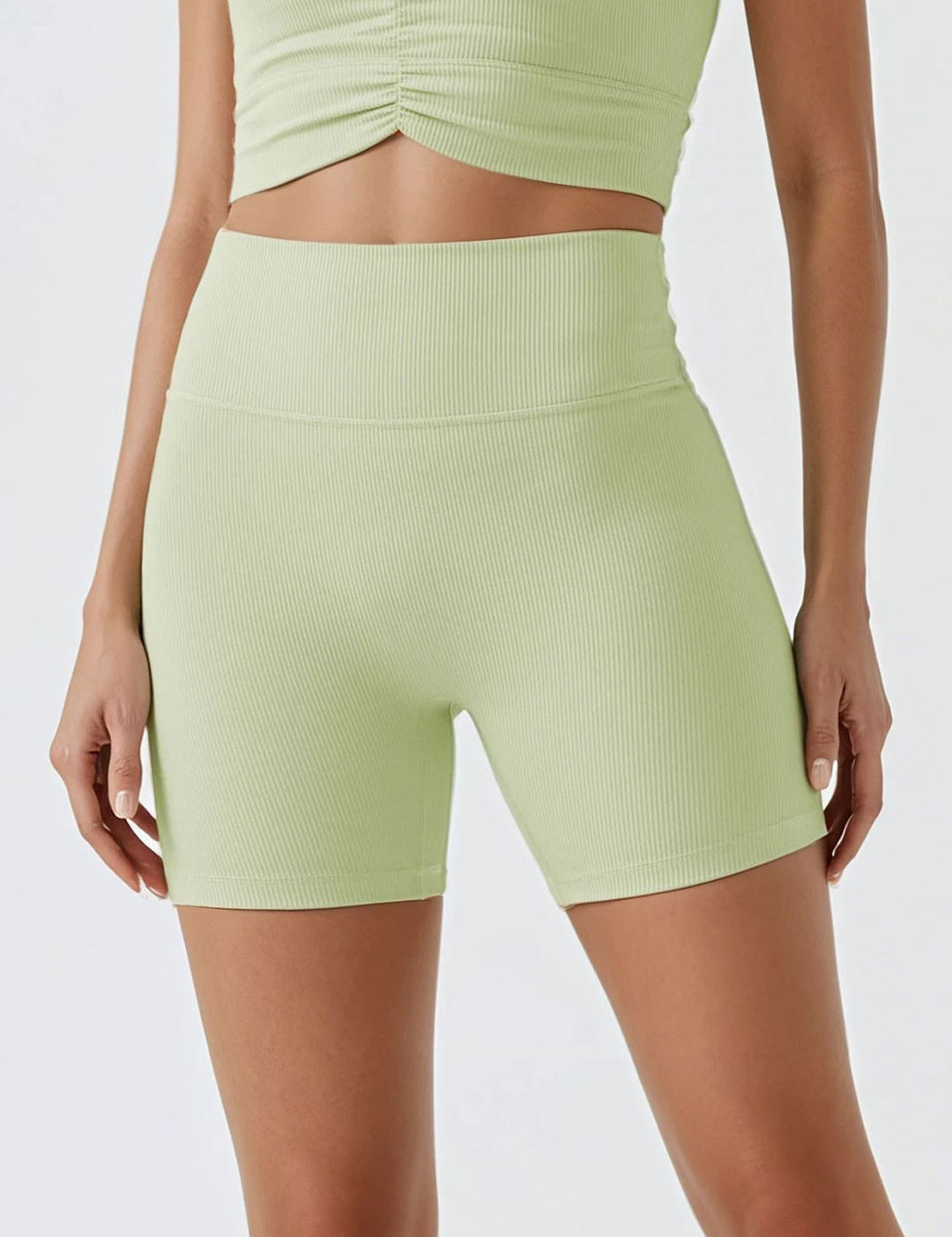 Kira Ribbed Biker Shorts 5" PREORDER