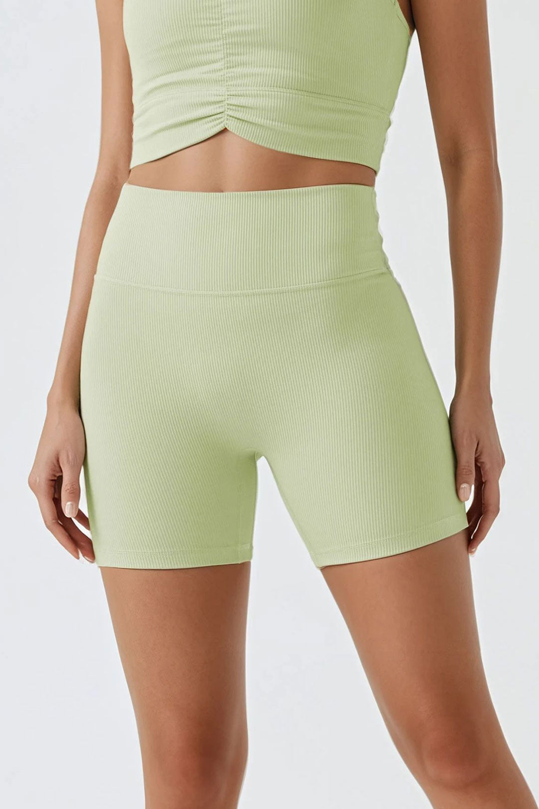 Kira Ribbed Biker Shorts 5" PREORDER