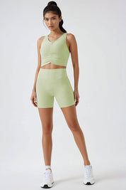 Kira Ribbed Biker Shorts 5" PREORDER