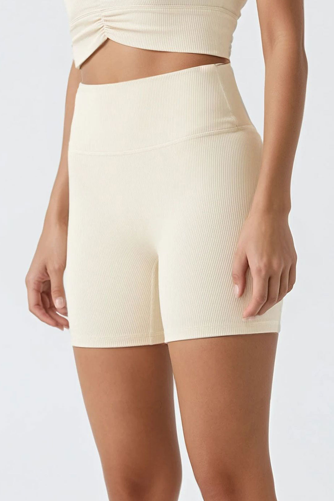 Kira Ribbed Biker Shorts 5" PREORDER