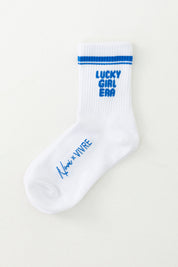 Lucky Girl Crew Socks