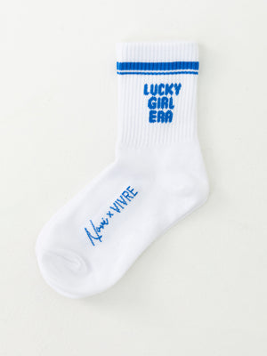 Lucky Girl Crew Socks
