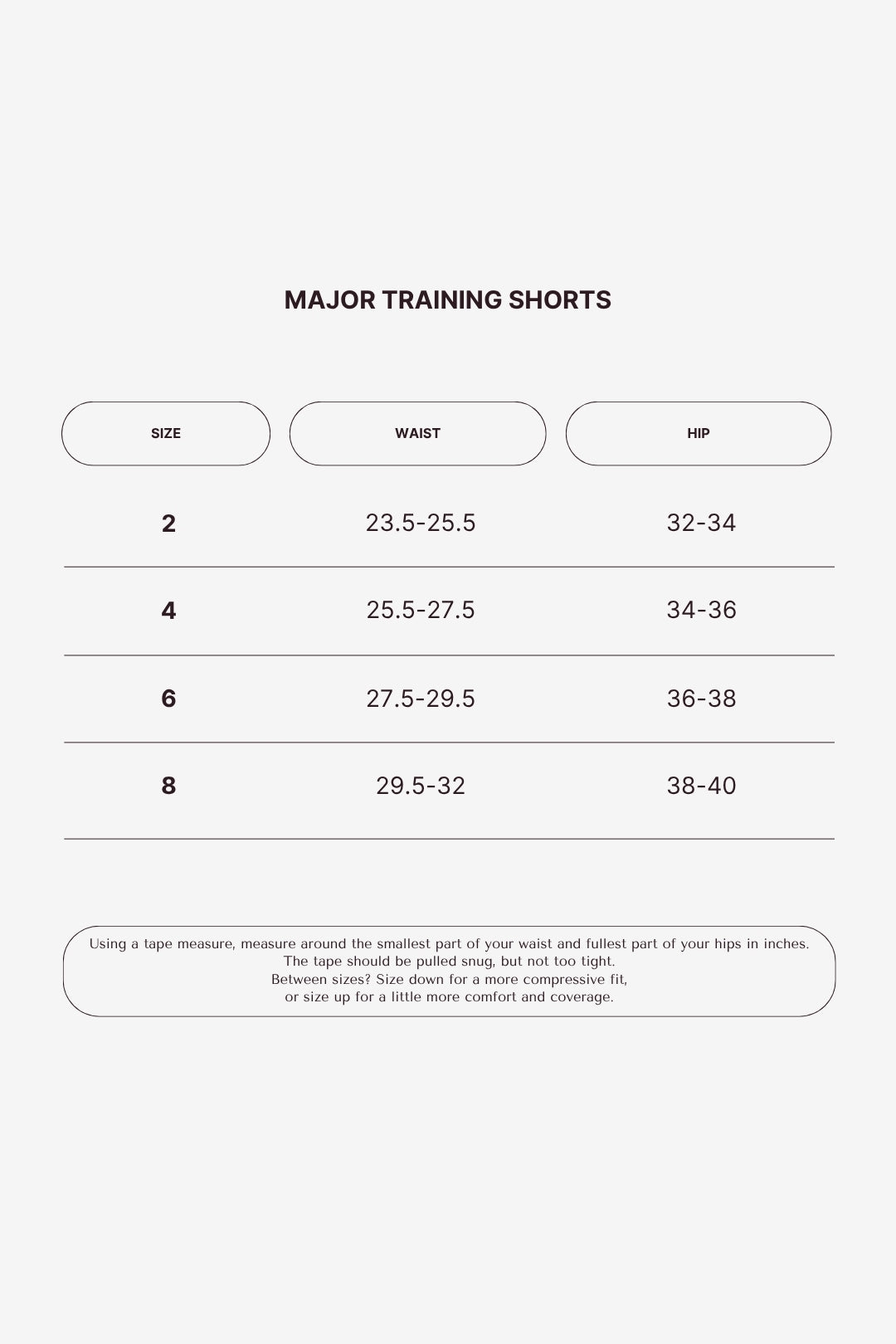 Major Training Shorts PREORDER