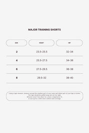 Major Training Shorts PREORDER