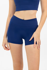Peachy Mini Shorts (hidden scrunch) (Blueberry)
