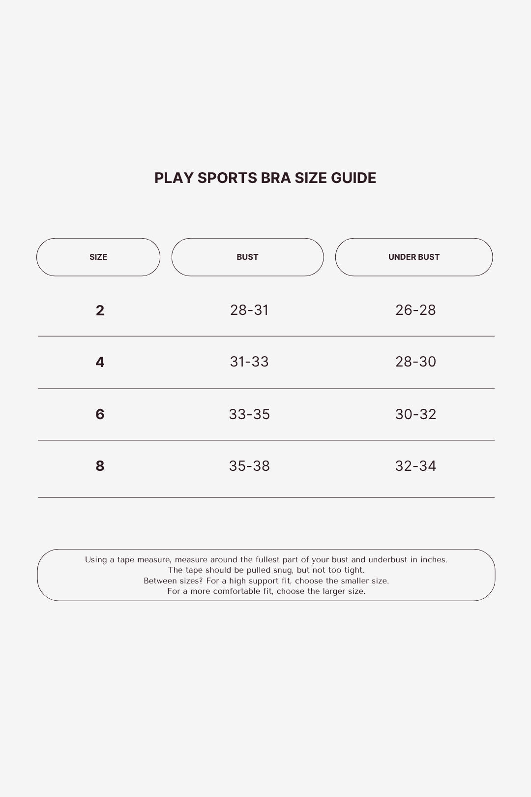 Play Sports Bra
