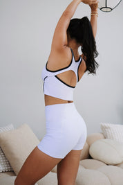 Record Long Line Sports Bra (Cloud Contrast)
