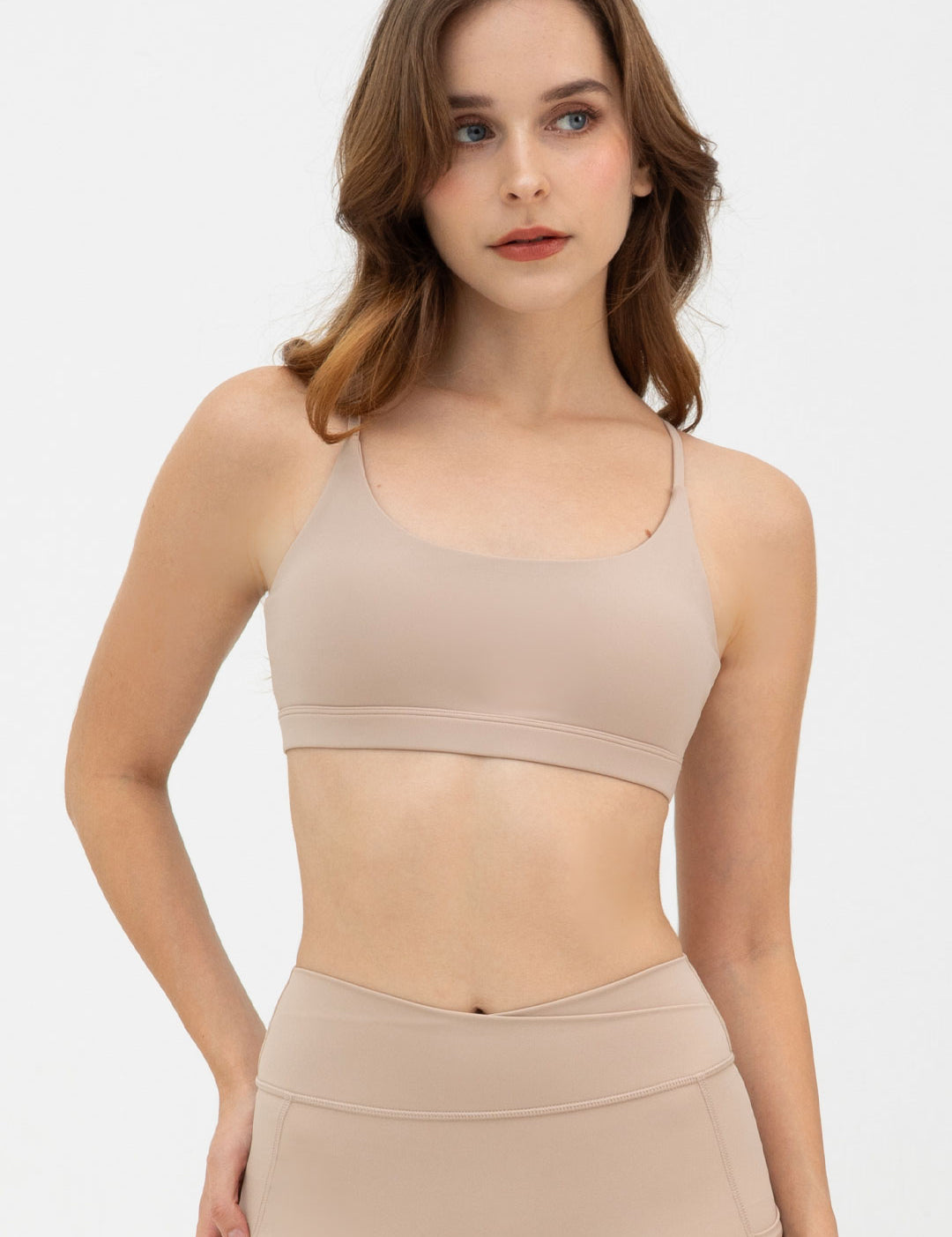 Rep Sports Bra (Almond) – Vivre Activewear