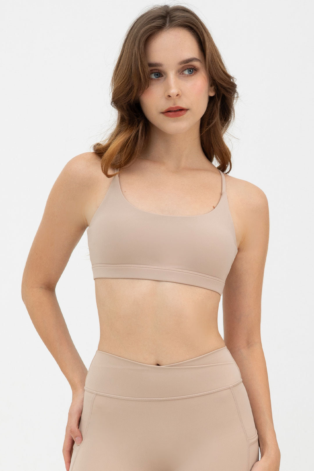 Rep Sports Bra (Almond)
