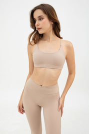 Rep Sports Bra (Almond)