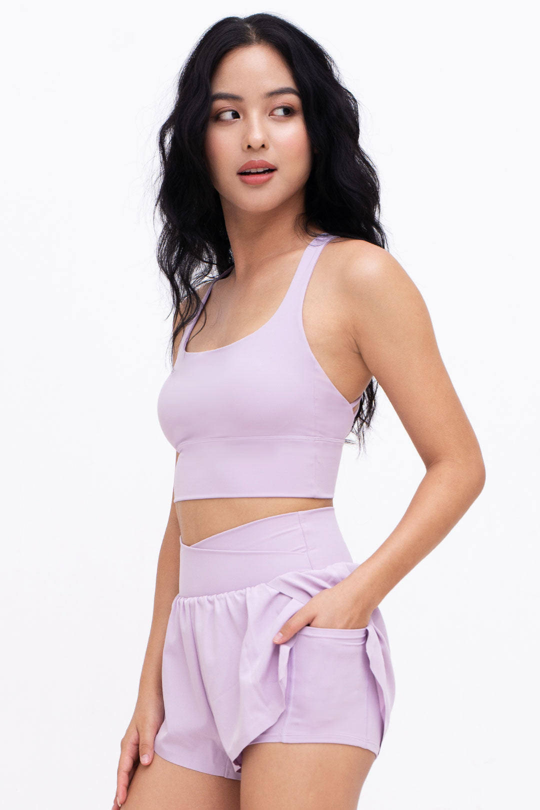 Ripple Long Line Sports Bra