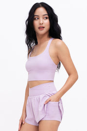 Ripple Long Line Sports Bra