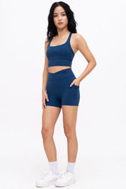 Ripple Long Line Sports Bra