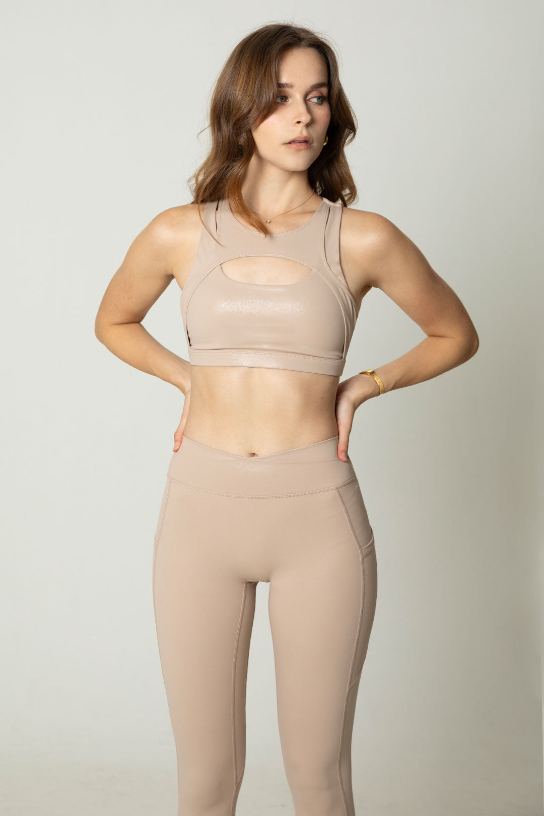 Snatched Tights (Almond Shimmer)