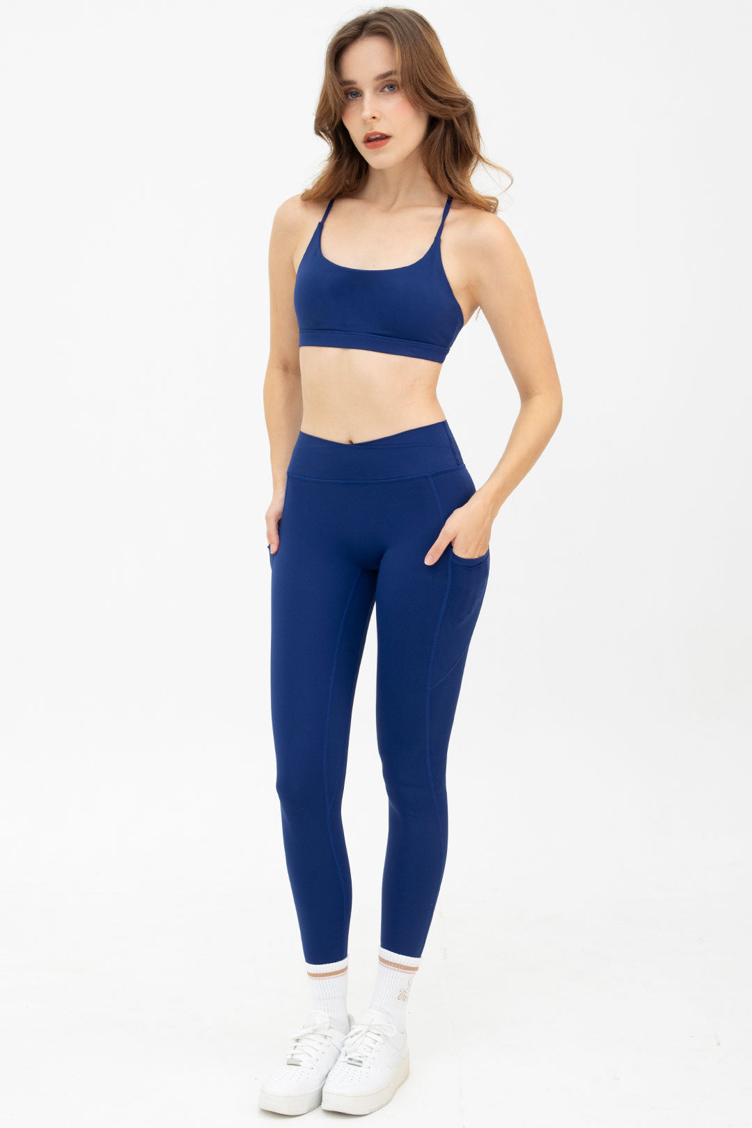 Snatched Tights (hidden scrunch) (Blueberry)
