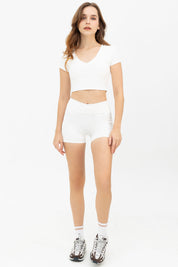 Unmatched Padded Tee (Milk)
