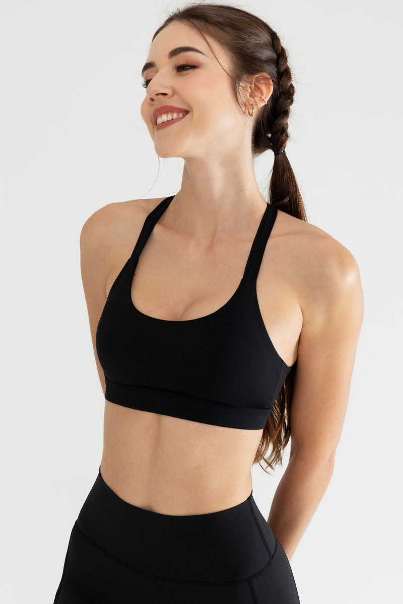 sports bra clip back