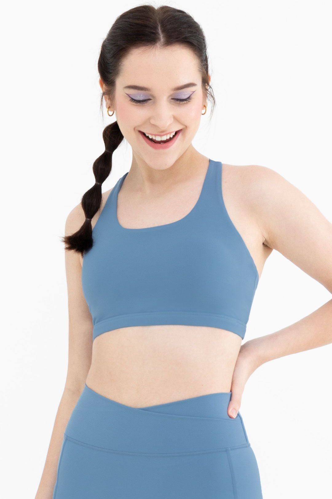 Z Supply Check Mate Sports Bra-Sandstone