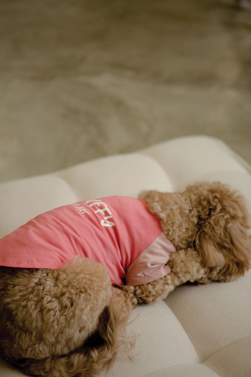 Paw-er Active Tee (Fluffy Not Fat - Pink)
