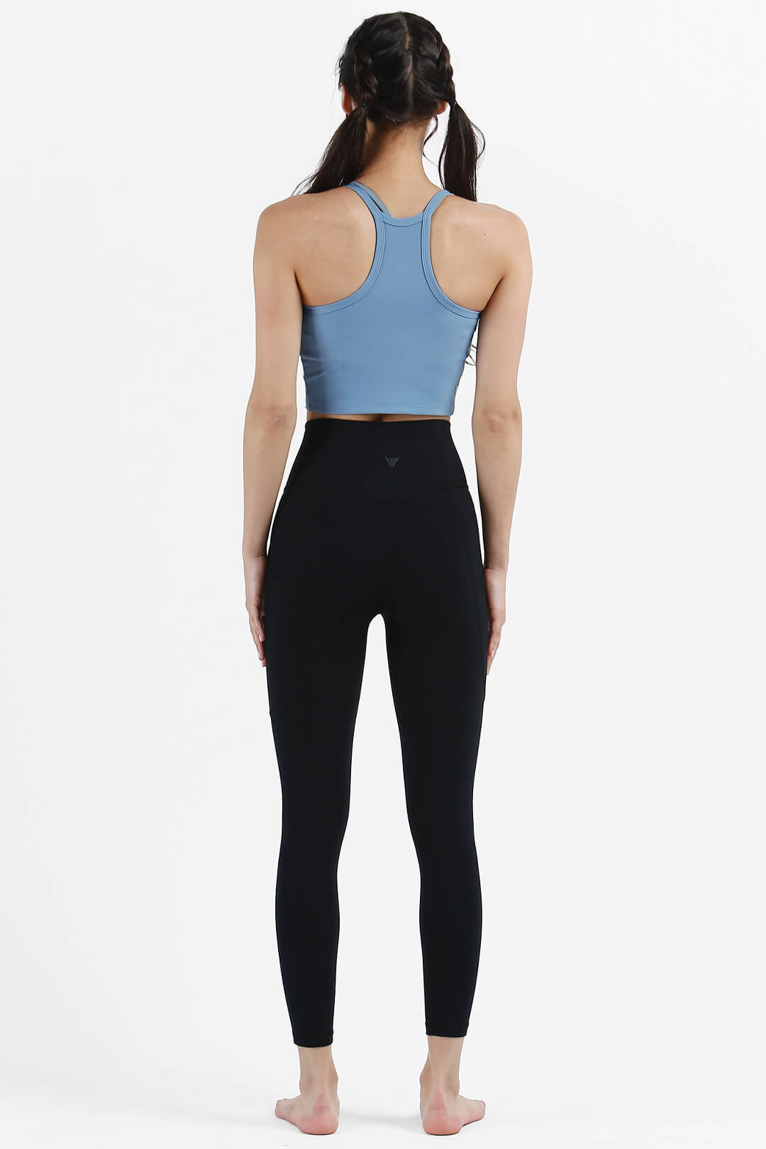 Possibilities Fitted Ribbed Crop Tank